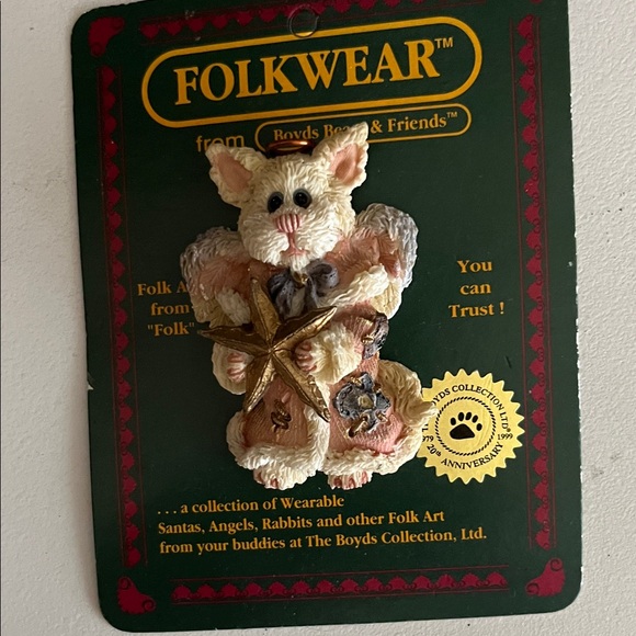 Jewelry - Boyd’s Bear Cat Brooch with Brown and Cream Accents